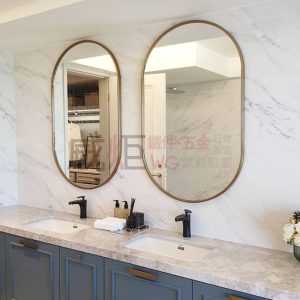 簡約歐式衛浴壁掛鏡