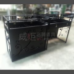 鍛花玻璃展示櫃台