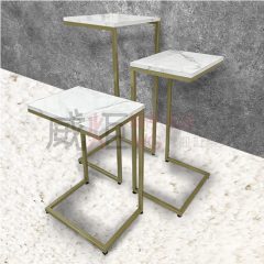 簡約正C字高低展示台