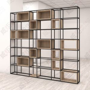 工業風細框多格方塊展示架