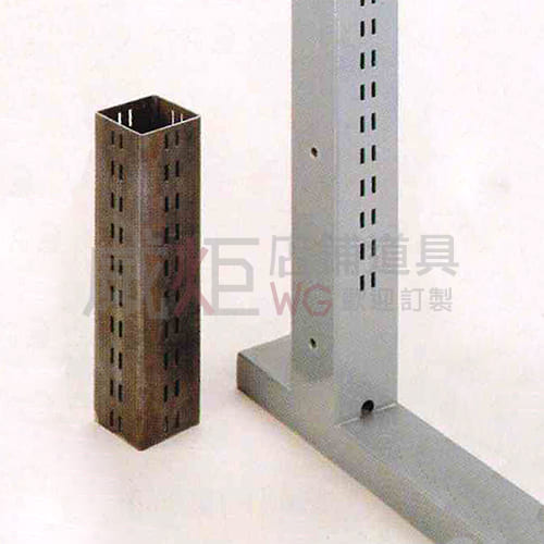 60X60方管沖孔柱(雙排孔) - 威炬-鐵件‧五金訂做/製造