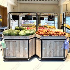大型蔬果展示陳列架(ㄇ字桿)