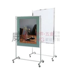 不鏽鋼雙面展示看板W-720D(2款)