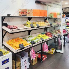 簡約白框平/斜兩用三層蔬果架(黑/白)