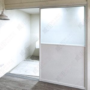 地軌式白框鋁板/玻璃拉門WSP211