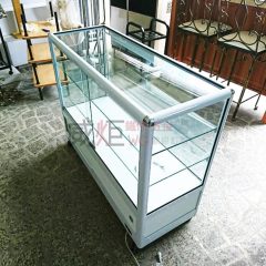 玻璃展示櫃(白)