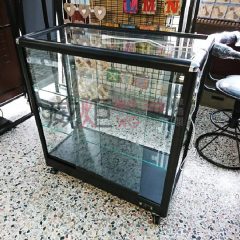 玻璃展示櫃(黑)