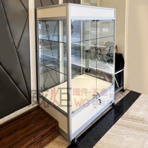 鋁製框小型玻璃陳列櫃