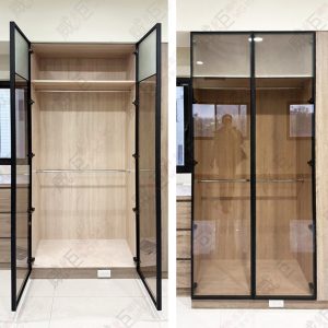 質感黑鋁框櫥櫃門WSP226