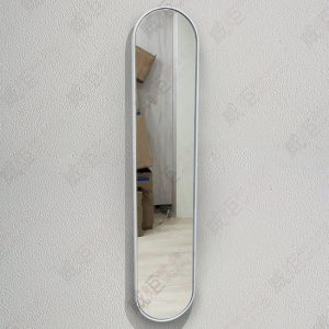 圓弧細框壁鏡-銀