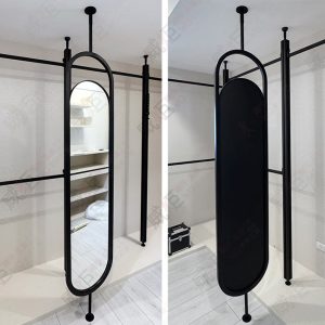 造型黑框圓弧旋轉造型鏡