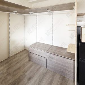 沖孔柱壁柱陳列層板架W05/住家更衣間