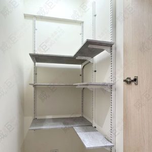 沖孔柱壁柱陳列層板架W11/住家更衣間