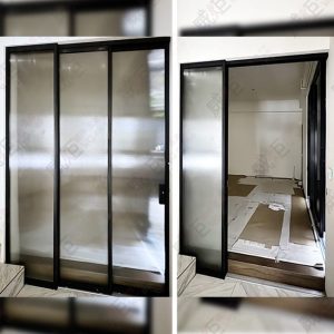 地軌式鋁框拉門WSP321