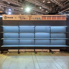 鐵製洞洞背板鐵層板壁邊陳列架(LED燈條)