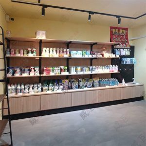 黑框木背板壁面底櫃層板架