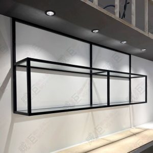 黑框玻璃層板展示架