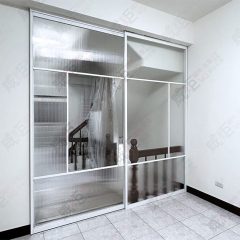 地軌式鋁框拉門WSP348