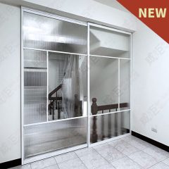 地軌式鋁框拉門WSP348