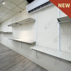 壁面網片/沖孔柱陳列展示組W14