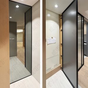 深灰/黑框灰鏡櫥櫃門