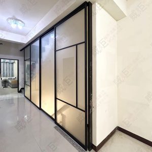 地軌式大片鋁框拉門WSP346