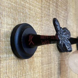 鋁製蝴蝶造型單點小掛桿(黑)