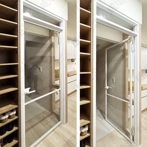 造型鋁框推門WSP357