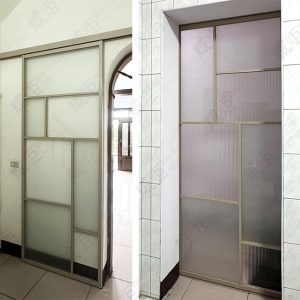 外掛式鋁框拉門WSP362