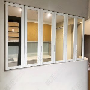 簡約白框多片折疊窗WSP363