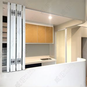 簡約白框多片折疊窗WSP363