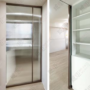 隱藏式鋁框拉門WSP375