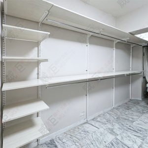 沖孔柱壁柱陳列架W19/住家更衣間