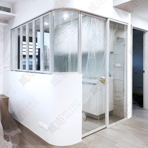 特製弧形鋁框折疊窗WSP379