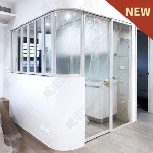 特製弧形鋁框折疊窗WSP379