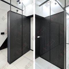 L型鐵框洞洞板造型屏風WSP377