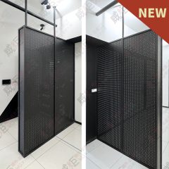 L型鐵框洞洞板造型屏風WSP377