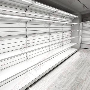 槽板背板鐵層板收納壁面架(LED燈條)