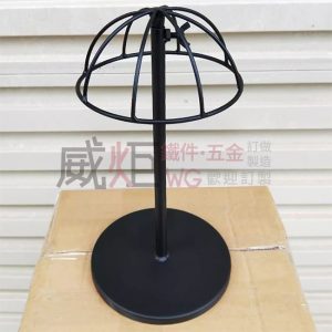 簡約伸縮圓盤造型帽架(黑/金)