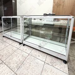 鋁合金黑/白框玻璃櫃