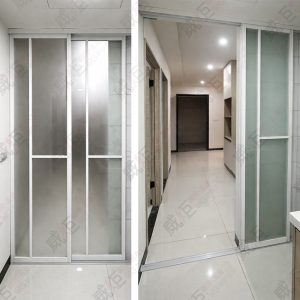 地軌式鋁框拉門WSP389