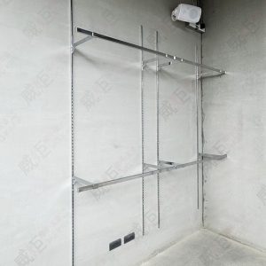 沖孔柱壁柱陳吊桿陳列架W22/住家更衣間