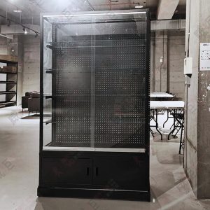 複合式洞洞背板玻璃櫃