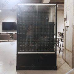 複合式洞洞背板玻璃櫃
