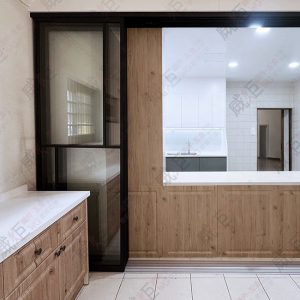 地軌式鋁框拉門WSP391