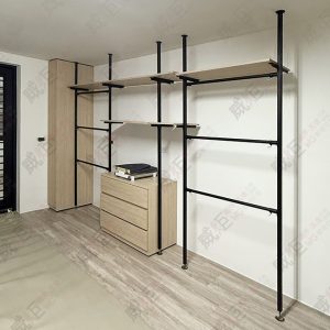 固定式立柱L9-實做範例/住家更衣間