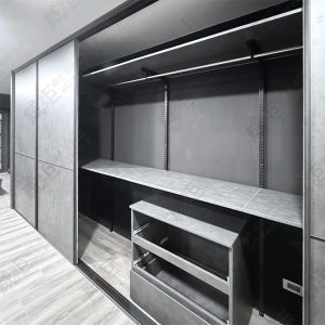 沖孔柱壁柱陳列架W25/住家更衣間