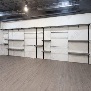 沖孔柱壁柱陳列架W23/住家更衣間