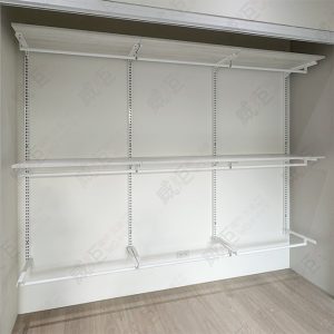 沖孔柱壁柱陳列架W27/住家更衣間