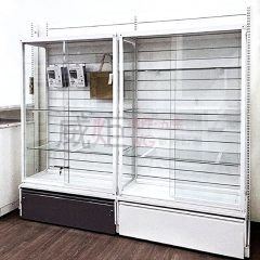 複合式槽板背板鐵櫃玻璃櫃